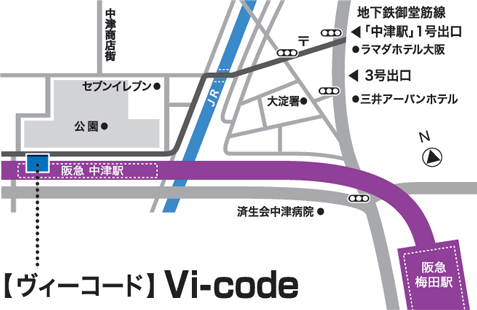 電車でのアクセスの写真